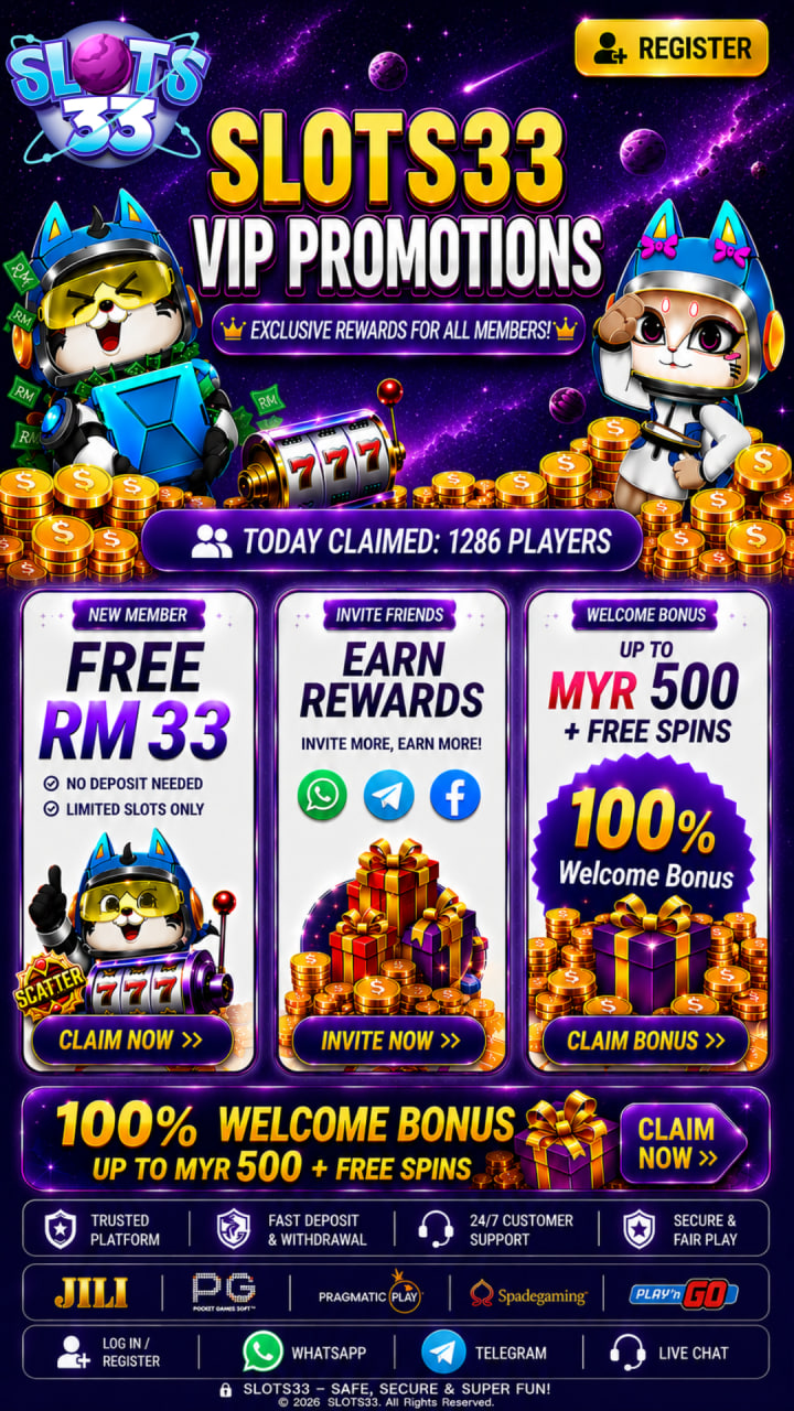 Slots33 VIP Promotions